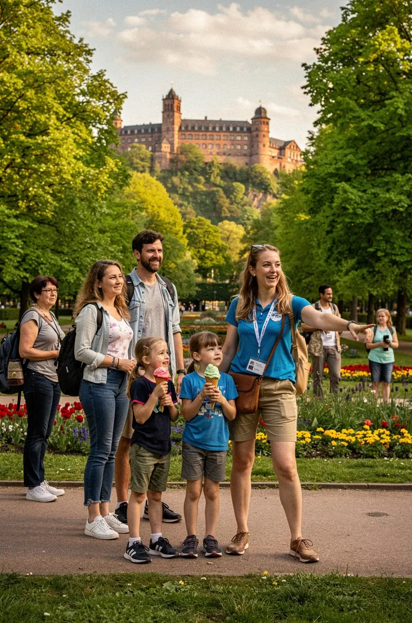 Detaillierte Stadtkarte und ausgedruckte Wegbeschreibung auf einem Holztisch für individuelle Erkundungen.